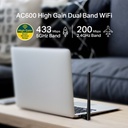 High Gain Wireless USB Adapter Archer T2U Plus