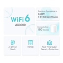 Whole-Home Wi-Fi System  Deco X50(3-pack)