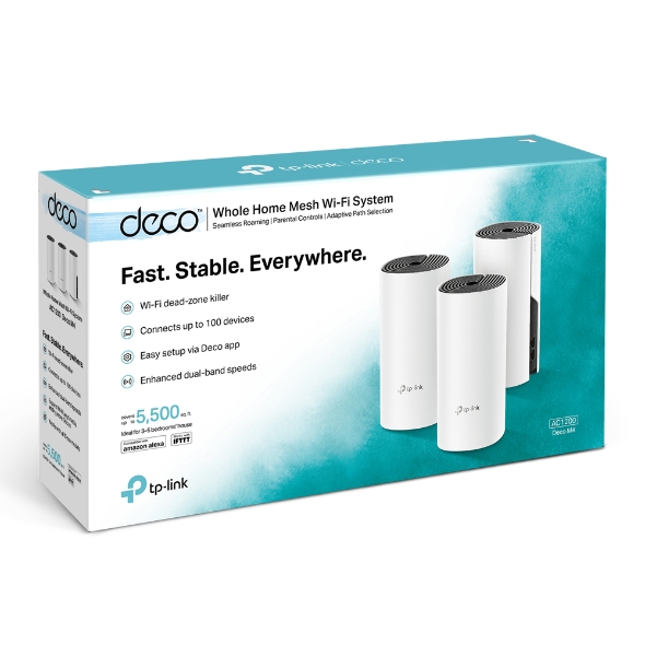 Whole-Home Wi-Fi System  Deco M4(3-Pack)