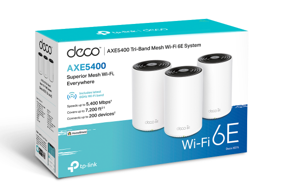 Whole-Home Wi-Fi System  Deco XE75(3-pack)