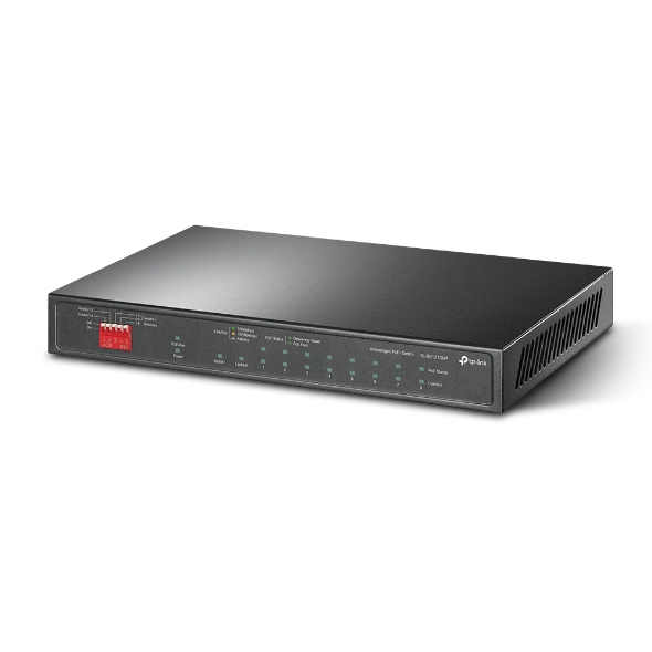 10-Port Gigabit Desktop Switch with 8-Port PoE+