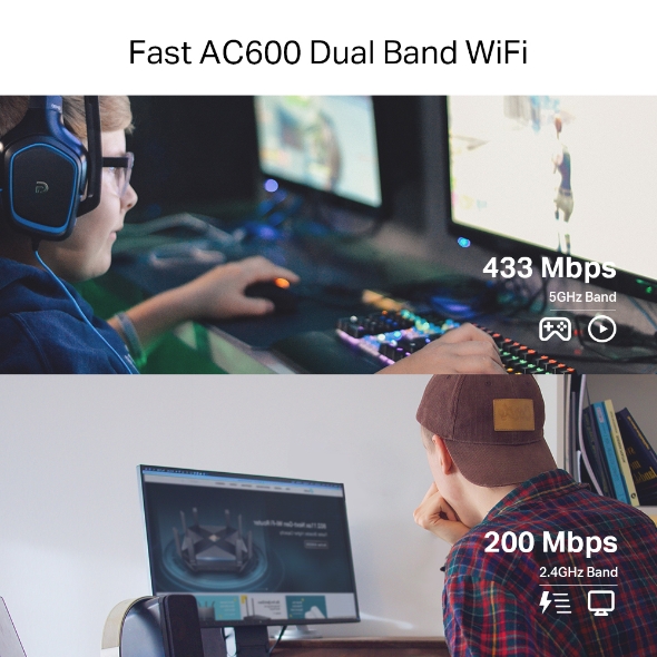 AC600 Wireless Dual Band PCI Express Adapter