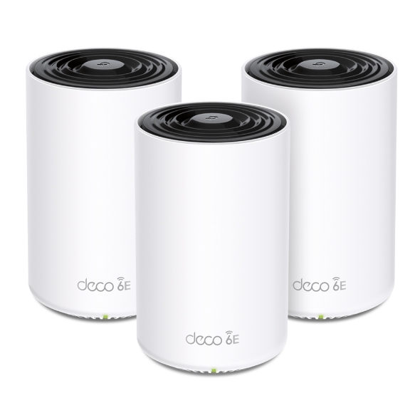 [نظام ديكو] AXE5400 Whole Home Mesh Wi-Fi 6E System Deco XE75(3-pack)
