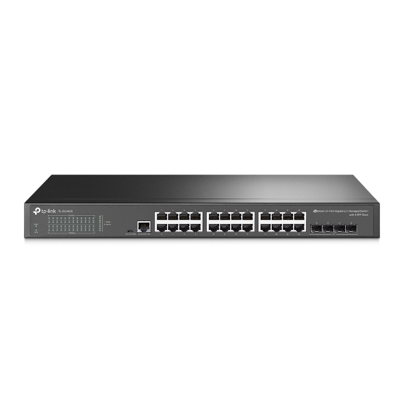 [سويج] TL-SG3428 JetStream 24-Port Gigabit L2+ Managed Switch with 4 SFP Slots